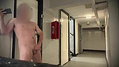 Public Muscular Stroke Moans Cum Almost Caught Tanned