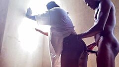 silver begs for bbc anal pounding in stepdad's building with best friends