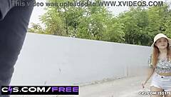 Latina Redhead Teen Wets Jeans Publicly In Humiliating Outdoor Squirt