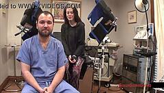 Lainey Endures Intense Gyno Exam Spreading for Doctor