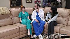 dont tell doc i cum on nurse ditria rose's tits