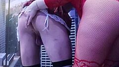 big ass brunette anal fucks student 😈 crazy anal