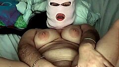 sucia enmascarada fingers her tight pussy so dirty 😈💦 solo orgasm play