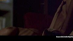 Charlotte lewis topless big tits in sketch artist retro scene
