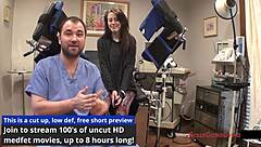 Lainey Endures Intense Gyno Exam Spreading for Doctor