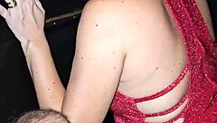 cuckold takes cute wife to gloryhole for group party