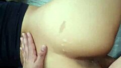 Colombian beauty's first anal cowgirl and doggy ride