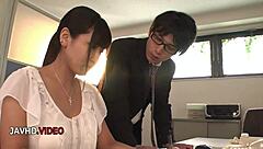 Seductive Japanese Milf Babe Teases Busty Tits Then Sucks Juicy Cock Deep!