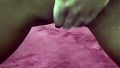 nerdy brunette teen fingers pussy webcam masturbation