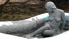 clay sploshing gets messy in my pool adventure - ciren v