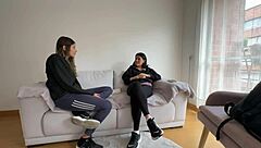 roomie pays rent with hot lesbian sex 🔥👅