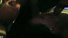 gangbang with naughty babe ends in cumshots