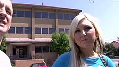 Cute Skinny Blonde Kendra Devon Rides Cock and Swallows Cum!