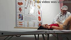 ginecologista fingers tight ass then fucks juicy latina patient hard