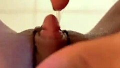 skinny prostitute moans from powerful pussy licking dildo fucking and facial cumshot