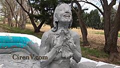 clay sploshing gets messy in my pool adventure - ciren v