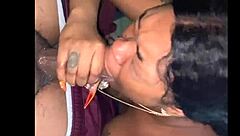 old pro gives sloppy ball licking big cock ride