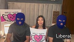 petite latina student casting bent over for doggystyle technicians