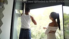 hey guarra colombiana surprised by big black cock welcome pounding