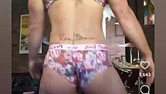 try not to cum to kortney olson's ass shakes