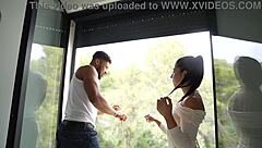 hey guarra colombiana surprised by big black cock welcome pounding