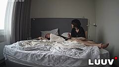 Luuv Kareflore sucks and handjobs guy's cock half hour!
