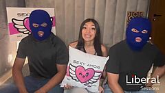 petite latina student casting bent over for doggystyle technicians