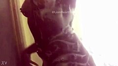 Petite ebony teen fingers small tits and ass