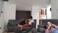 stepmom sneaks cock suck from girlfriend's boyfriend?