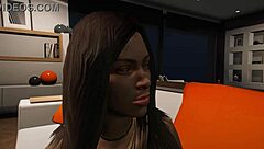 i invite the seductive hooker over in gta 5 game
