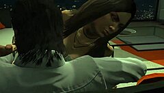 i invite the seductive hooker over in gta 5 game