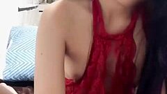lucky sub cums on tits despite no insertion
