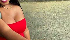 young milf latina's big ass creampied in intense anal pounding