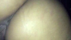 ebony teen creams hard on massive black cock close up