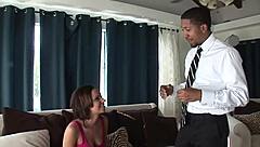 Jada Stevens Deepthroats Rides Black Daddy Doggystyle Creampie Facial