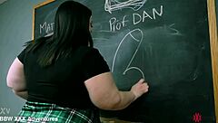 bbw student alexxxis allure toys her curves in naughty solo play