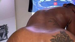 Creamy Pussy Takes on Massive Big Black Cock Deeply