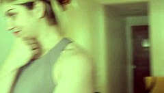 Best friend's girlfriend blows me while he watches—pure shock