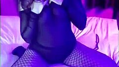 Punk Angel Kitty Catherine Black Cock Facial