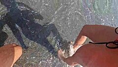voyeurs chat horny beach couple flashing big tits ass live