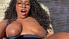 young black teen creams pussy solo joi in home quarters