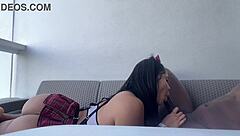 Cute Student Sucks Teacher's Balls Deep!