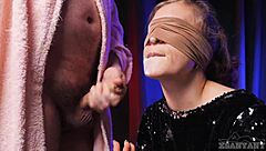 Angry Tricked Sucking Cock Blind Taste Game Xsanyany