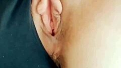 horny brunette milf fingers dripping pussy craving cum explosion alone?