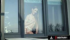 i'm overwhelmed by alexis crystal's lingerie dp threesome cum in mouth thrill
