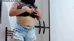 hubby leaves, now my huge tits beg for your cock!