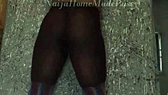 naijahomemadepussy teases in see-through lingerie