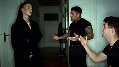 my submissive sex doll endures rough anal gagging