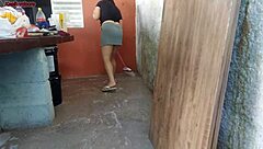 Boss Maid's Fat Ass Devours My Huge Cock!
