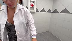 horny doctor, fill my big tit cunt with hot cum now?